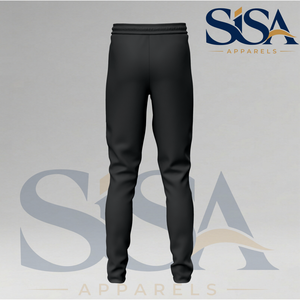 Custom Black <b>Trouser</b> Pant Polyester Fleece Apparel Manufacturing Sportswear - Product Image 3