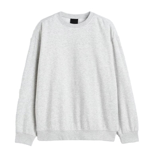 เสื้อสเวตเชิ้ตคอกลมผ้าฝ้าย 100% หนานุ่มสำหรับผู้ชาย แบบเรียบสีพื้น พร้อมฮู้ดลายเปล่าสำหรับฤดูหนาว เสื้อฮู้ดผู้ชาย - Product Image 1