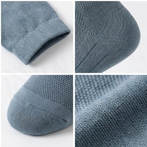 Crew <b>Socks</b> Geometric Pattern Blue <b>Breathable</b> Running <b>Socks</b> for Adults Spring Season - Product Image 4