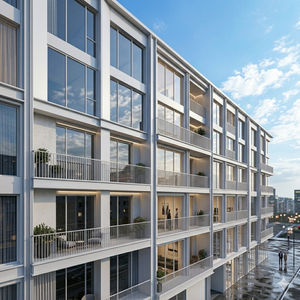 Gabinetes de Cocina MDF Personalizados de Fábrica en Vietnam, Diseño Europeo Moderno, Modular, con Fregadero, Ecológico, Fácil Instalación, Proyecto JY - Product Image 1