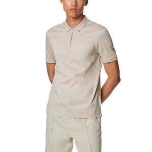 Camisas Polo de Manga Corta para Hombre, Cuello Polo, Corte Ajustado, Nueva Moda, Cierre de Botones y Cremallera de un Cuarto, Estilo Urbano - Product Image 1