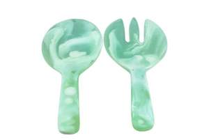 Otros usan el set de servidores Server Set Lite, terminado para el hogar, hotel, utensilios de cocina, cucharas de resina para ensalada, exportaciones de Craftera. - Product Image 4