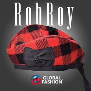 Gorra Glengarry con Ribete de Tartán Escocés ODM OEM, Perfecta para Conjuntos de Kilt y Uniformes de Gaitas de Parada - Product Image 2