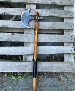 Martillo Vikingo Hecho a Mano de Acero al Carbono con Mango de Madera de Palisandro, Grado Industrial, 20 Pulgadas de Largo, Personalizable OEM para Trabajos al Aire Libre - Product Image 1