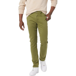 Nouveau style 2025 – Jean vintage vert clair personnalisé pour homme – Pantalon long fin et simple haut de gamme – Marque polyvalente et tendance pour l'été - Product Image 1