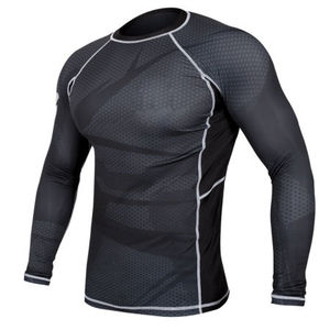Camiseta de Compresión de Manga Larga de Secado Rápido para Hombre, para Gimnasio, MMA, BJJ, Grappling, Sin Gi, Ropa de Artes Marciales para Adultos - Product Image 4