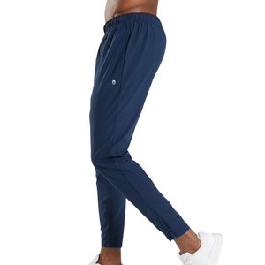 Pantalones Deportivos de Hombre, Corte Ajustado, Tejido Elástico Ligero, Color Azul Marino, para Gimnasio, Entrenamiento, Atletismo - Product Image 4