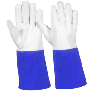 Guantes de Soldadura TIG de Primera Calidad, Cuero de Cabra y Piel de Vacuno, Resistentes al Calor, con Puño de Seguridad, Certificación CE - Product Image 6
