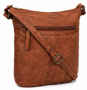 Vintage Bohemian Fashion Genuine <b>Leather</b> Crossbody <b>Bag</b> for Women Summer Autumn Casual Shoulder Sling Purse with Adjustable Strap - Product Image 3