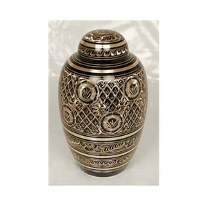 Elegante urna de cremación blanca para cenizas humanas, recuerdo hecho a mano de calidad asequible, monumento funerario grande con elegante - Product Image 5