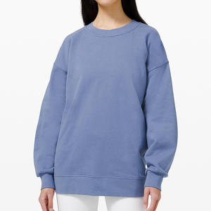 Sudadera Exclusiva de Moda para Mujer, 100% Algodón, con Capucha, Manga Larga, Diseño Personalizado, Venta al Por Mayor, Ecológica, Cuello Redondo, Informal - Product Image 6