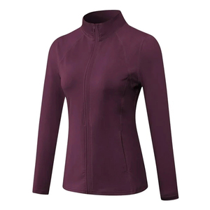 Reasonable Price High Quality Cotton Breathable Outdoor Long Sleeve <b>Yoga</b> <b>Jacket</b> for Women - Product Image 1