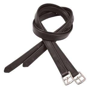 Estribos de Cuero con Estructura de Plástico y Hebillas Niqueladas para Uso Ecuestre con Silla Inglesa - Product Image 4