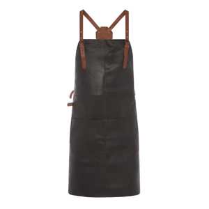 Delantal de Cuero Resistente para Barbacoa y Cocina, Resistente al Calor, Proveedor Mayorista, Delantal de Cuero Hecho a Mano Estilo Vintage LPN-0319 - Product Image 1