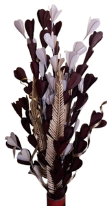 Flores de hojas de palma artificiales Ramo de palmeras decorativas para el hogar Boda y Día de San Valentín Flores decorativas - Product Image 6
