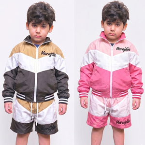 100% Cotton Acid Wash Printed Summer Casual Breathable Hot Selling Custom Men Windbreaker <b>Short</b> Set Reasonable Price - Product Image 4