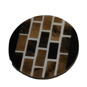 Sous-verre rond en bois pour thé et bière rond et carré meilleure qualité prix d'usine direct ensemble de sous-verre en bois massif - Product Image 1