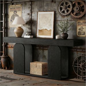 Rustic <b>Console</b> Table for Use As Sofa or Hallway Table - Product Image 4