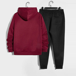 Ensemble de survêtement à capuche pour homme, ensemble de jogging en molleton personnalisé, sweat-shirt décontracté, pantalon de survêtement, vêtements de sport, survêtement d'entraînement d'hiver - Product Image 2