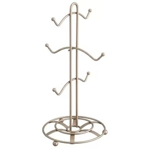 Metal <b>Mug</b> Hanger Black Wire Table Top Coffee Cup Tree Stand Kitchen Storage Organizer Countertop Display Rack <b>Mug</b> <b>Holder</b> - Product Image 3