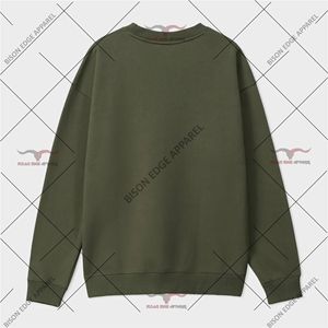 Sudadera de Forro Polar Suave Premium Unisex con Cuello Redondo, Mezcla de Algodón, Oversize, Informal, Cálida para Invierno - Product Image 4