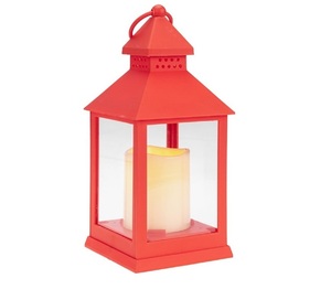 New Handmade Portable Durable Classic Metal &Glass <b>Candle</b> <b>Lantern</b> With Matt Red Finished <b>Candle</b> <b>Lantern</b> for Home - Product Image 1