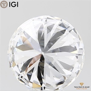 Diamante CVD Cultivado en Laboratorio, Corte Redondo de 5.00 Quilates, 10.86 mm, con Certificado IGI, Color F, Claridad VVS1, Perfecto para un Solitario Moderno - Product Image 6