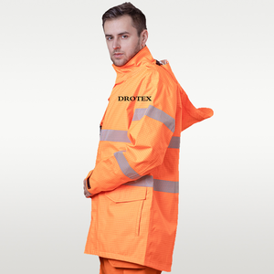 Ropa de Trabajo Mecánica Oxford Resistente al Fuego y a Químicos Personalizada, Impermeable, Chaqueta Resistente al Fuego - Product Image 4