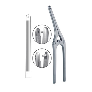 เครื่องมือผ่าตัดคุณภาพสูงแบบใช้ซ้ำได้  แคลมป์ยึดลำไส้ Payr ขนาด 70 มม.  รุ่น Serr Pin 203 ทำจากสแตนเลสสตีล - Product Image 3