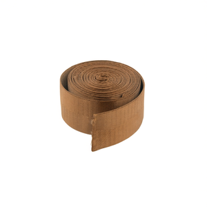 Nastro per tracolla borsa Ilan 3,8 cm x 3 m, fettuccia marrone chiaro per la creazione di borse - Product Image 2