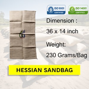 Sacos de yute de 36x14 pulgadas, 230g, con cordón de 20cm, 100% biodegradables, para control de inundaciones, venta al por mayor, Goodman Global Bangladesh - Product Image 2