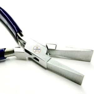 Pince à bec de canard pour la fabrication de bijoux, outil de métallurgie, mâchoire plate large de 6-1/2 pouces de long - Product Image 2