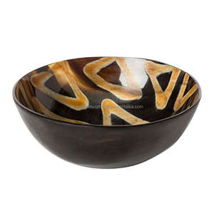 Cuenco y olla para servir de cuerno de ágata Natural de moda hechos a mano de la mejor calidad para venta de restaurante de comida de la India. - Product Image 2