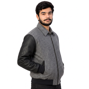 Factory Price custom school varsity <b>jacket</b> <b>fleece</b> <b>lining</b> <b>with</b> chenille patches regular fit for US Retailers - Product Image 2