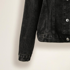 Best Selling Breathable and Comfortable Jeans <b>Jackets</b> / Fashion High Quality Washed Vintage Men's Denim <b>Rhinestone</b> <b>Jacket</b> - Product Image 6