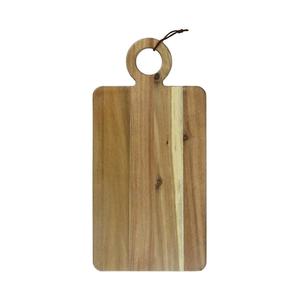 Planche à découper en bois bois antidérapant avec poignée pour trancher le pain au fromage citron fruits légumes naturel non toxique et alimentaire - Product Image 1