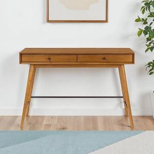 Iron Hallway Desk with Metal Stretcher Bar and Storage <b>Drawers</b> Modern Living Room Furniture for Hotel Use - Product Image 2