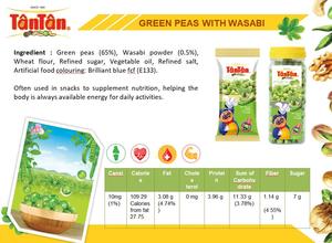 Pois verts croustillants grillés au wasabi en gros – Approvisionnement en vrac, collation riche en protéines, stock disponible pour distributeurs, marché import-export - Product Image 6