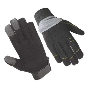 Top Sale Working Leathers Mechanic Gloves Labor Hand Protection <b>Machine</b> Glove Unisex Industrial Safety Leather Gloves Adults - Product Image 2