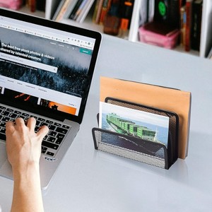 Bàn tổ chức lưới kim loại máy tính để bàn thư nhỏ Thiết kế kệ thư kệ - Product Image 5