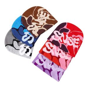 Gorros de Punto Personalizados con Diamantes de Imitación, Cristales Brillantes, Estilo Urbano Y2K, Gorros de Lujo Brillantes para Mujer - Product Image 3