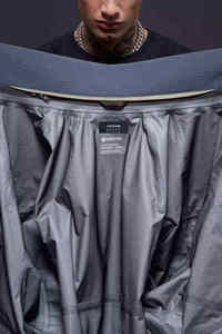 Mens <b>Techwear</b> Tactical Bomber <b>Jacket</b> Waterproof Streetwear Utility Outerwear - Product Image 6