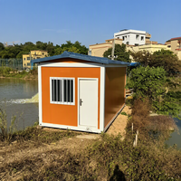 Maison conteneur préfabriquée modulaire à assemblage rapide, murs isolés, structure en acier durable, design moderne du milieu du siècle, pour chambre à coucher ou salle de sport en zone rurale