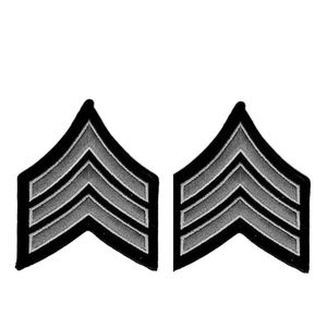 Chevrons Bordados con Rayas Trenzadas a Precio de Mayoreo, Parche Duradero para Uniformes, Insignia de Chevron Hecha a Mano - Product Image 1