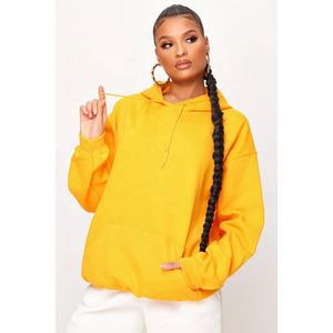 OEM Pakistan Factory Plain 100% Cotton Fleece Pullover Hoodie Logotipo personalizado Mujeres Regular Fit Pullover Hoodie with Kangaroo Pocket - Product Image 1