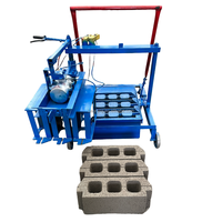 Machine à briques BR2-45 compacte sans cuisson pour blocs de béton creux emboîtables et pavés en ciment