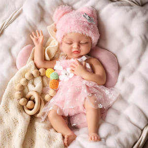 Muñeca de Silicona Realista Babeside RTS, Bebé Reborn <span class=keywords><strong>Nancy</strong></span> de 12 Pulgadas, Niña Dormida, Cuerpo Completo de Silicona, Envío en 3-7 Días - Product Image 1