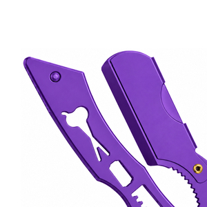 Hot Selling Folding <b>Straight</b> Razors for Men Premium Barber Shaving Tools Custom Logo Reusable Grooming Accessory OEM Supplier - Product Image 3