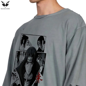 Camisetas de Manga Larga de Doble Capa con Estampado, Hechas a Mano, Cómodas, Personalizadas, de Algodón Lavado al Ácido, Estilo Urbano, Superventas - Product Image 5