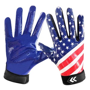 Guantes de Fútbol Americano Ultra-Aderentes de Primera Calidad, Guantes de Fútbol con Palma Adhesiva Personalizada para Adultos y Jóvenes - Product Image 1